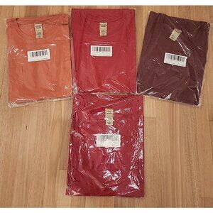 4 pack Scandia Woods 4XL Big & Tall Mens T Shirt short sleeve cotton tee pockets